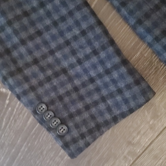 💙🖤 Kenneth Cole Reaction Sports Coat - Jacket - Blazer 80% Wool 38 R Mens - Picture 3 of 11